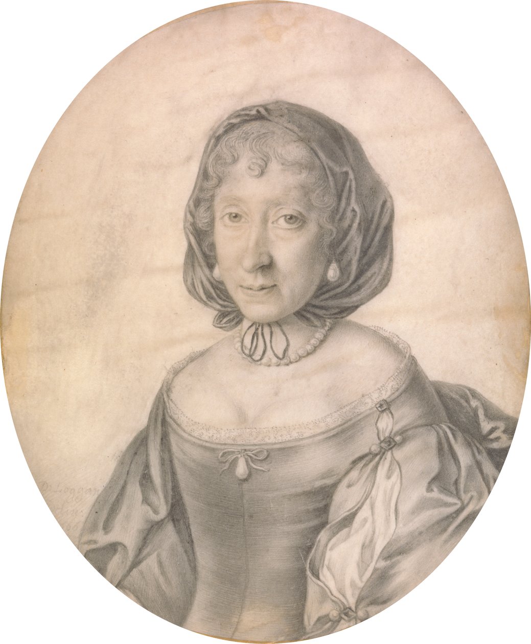 Portrett av en dame av David Loggan