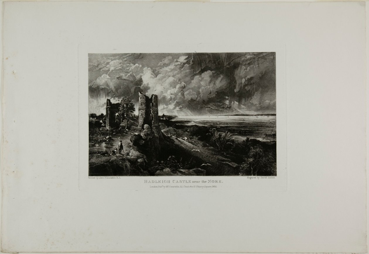 Hadleigh Castle nær Nore av David Lucas