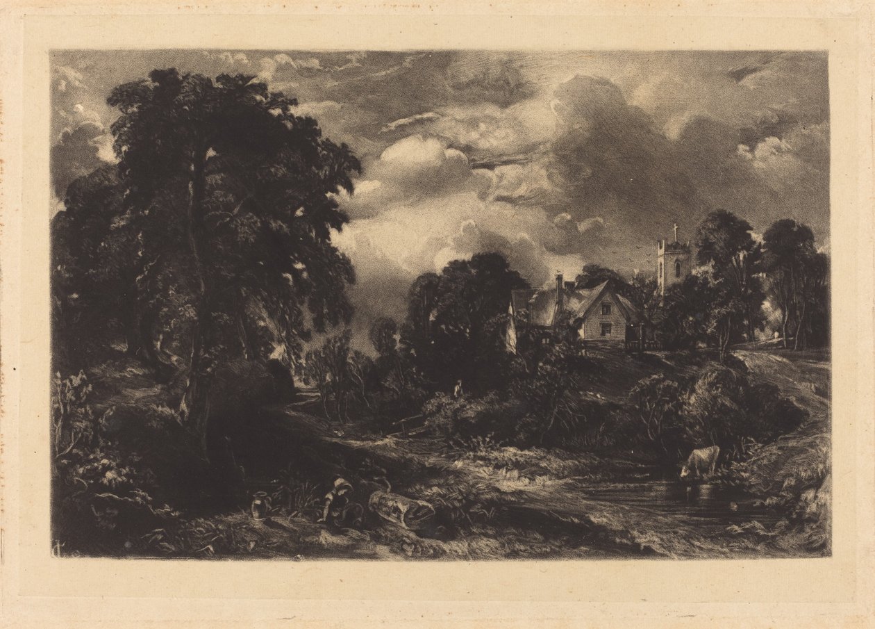 Glebe Farm (b) av David Lucas after John Constable