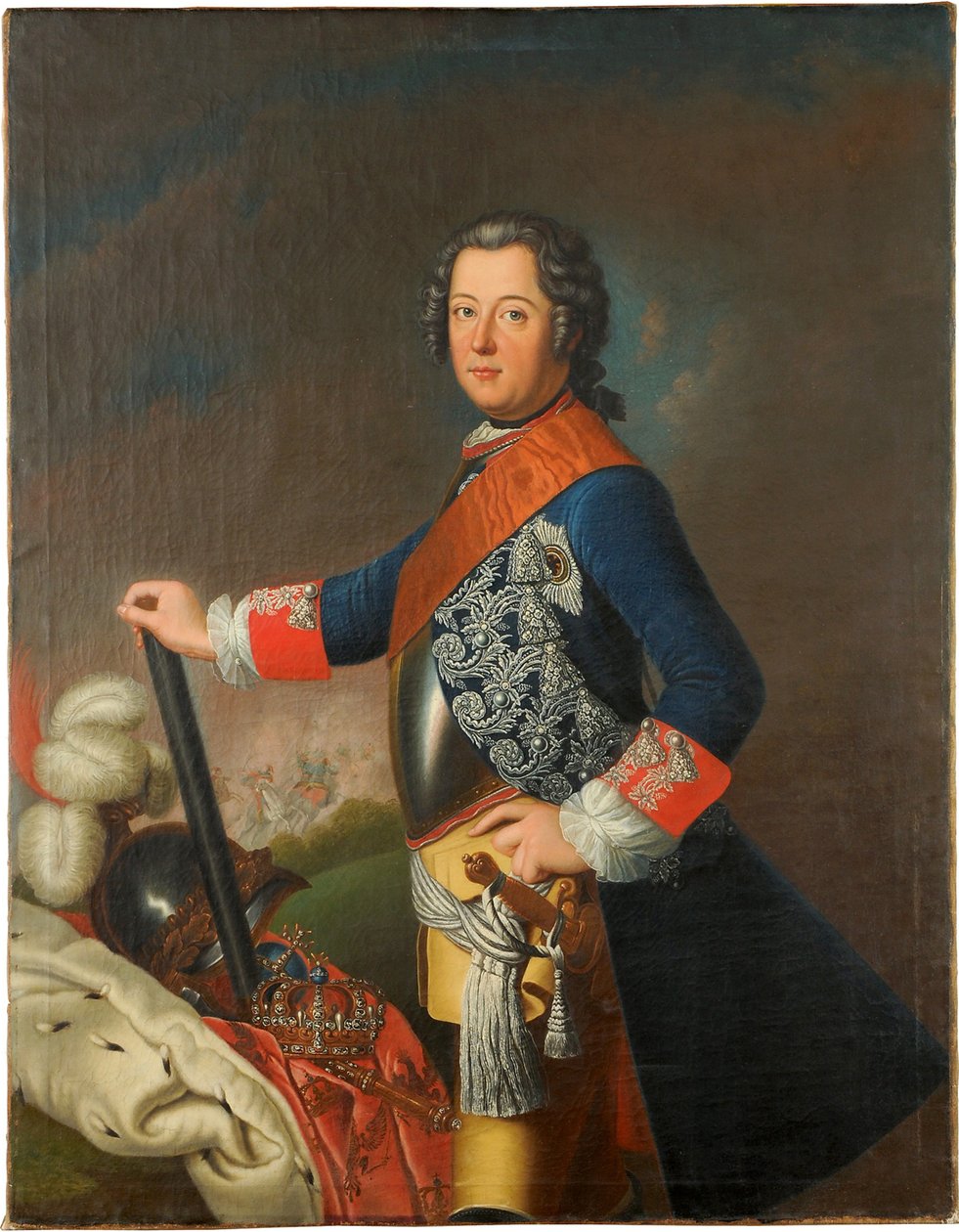 Fredrik II av Preussen, 1743 av David Matthieu