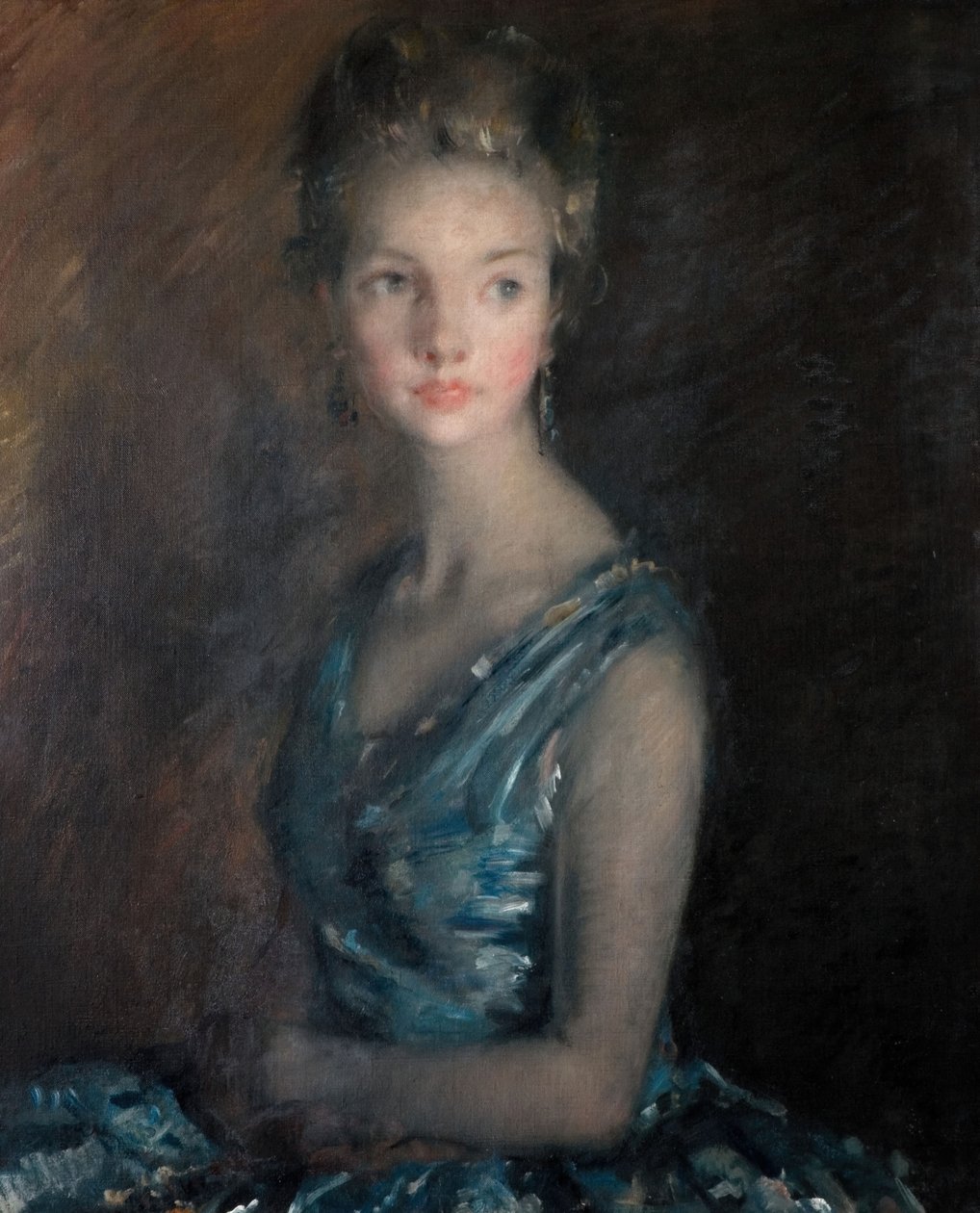 Blå og sølv, 1929. av David Muirhead