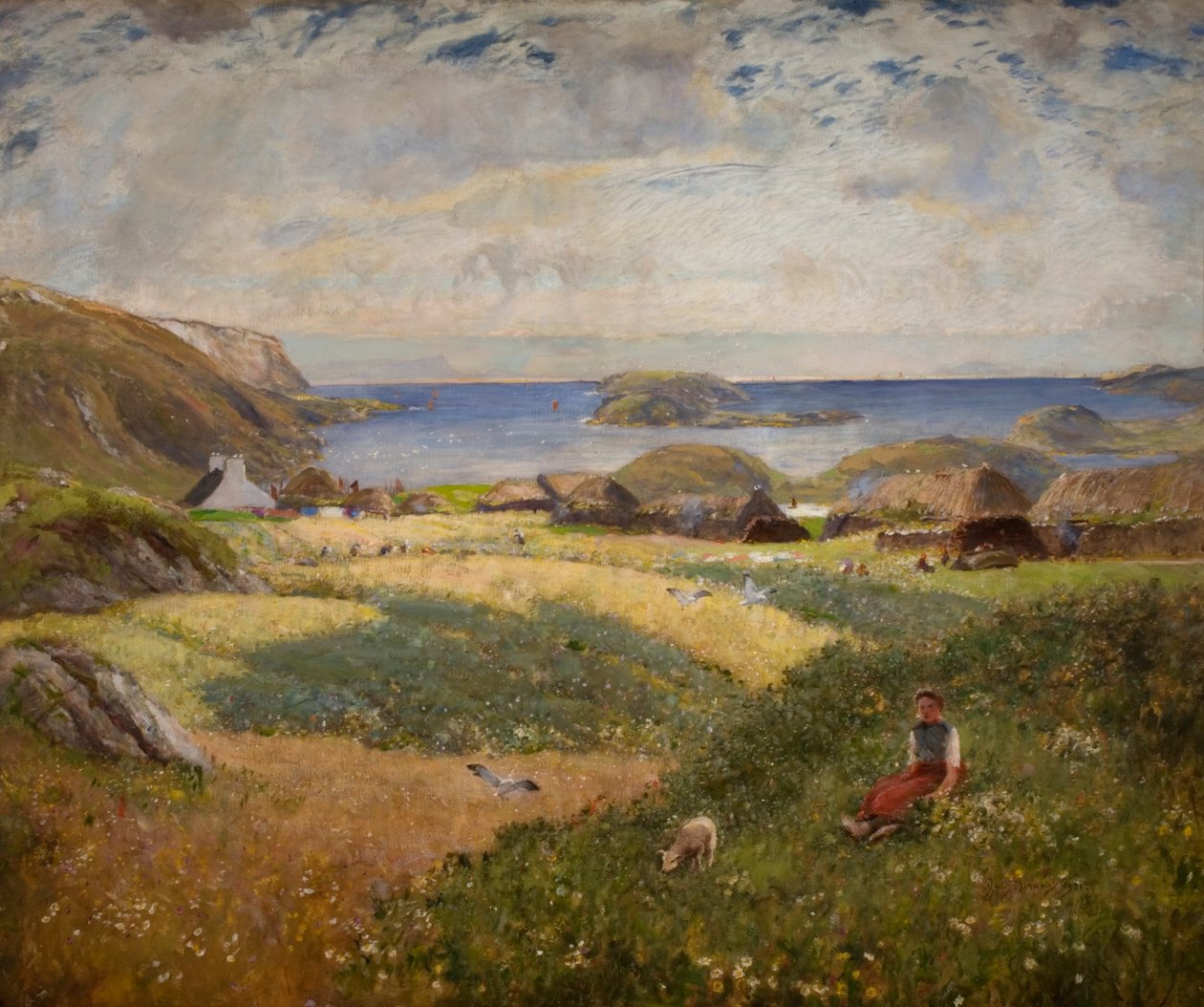Crofts på øya Lewis av David Murray
