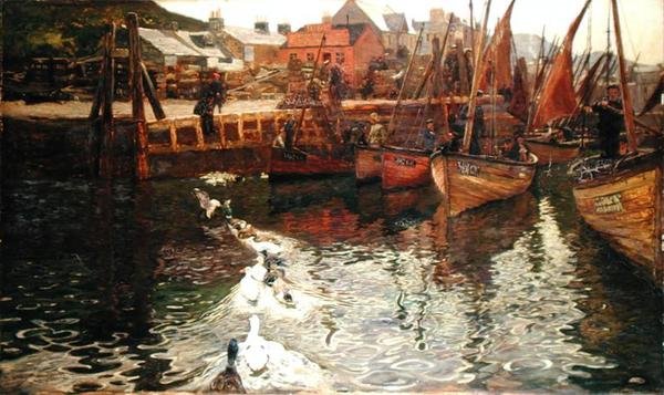 Tarbert havn av David Murray