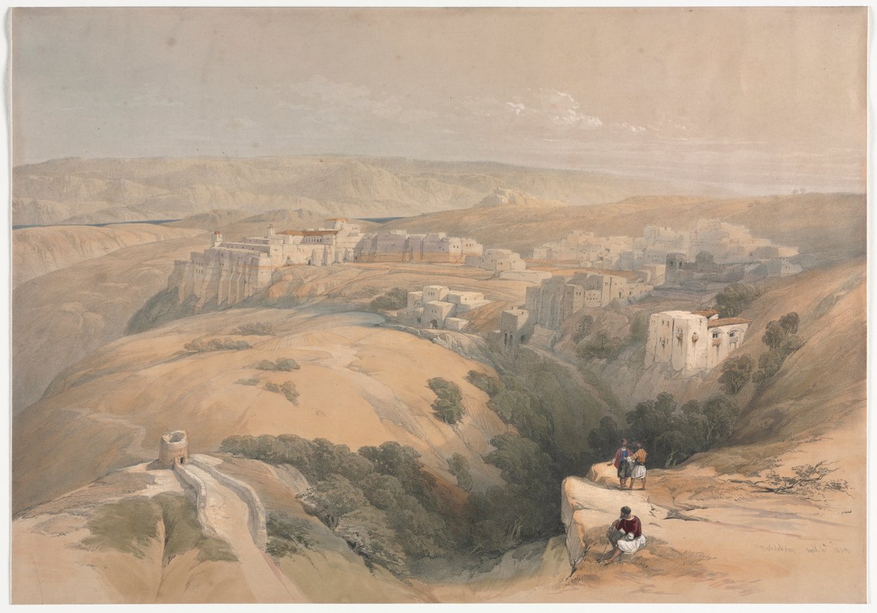 Betlehem, 1839. av David Roberts