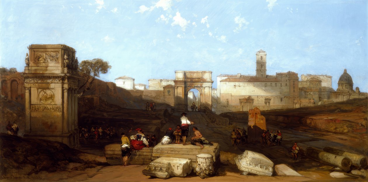 Titusbuen i Roma av David Roberts