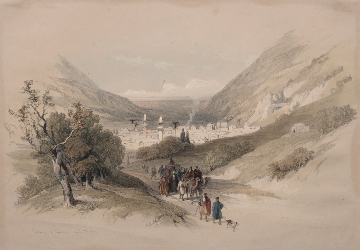 Inngang til Nablus av David Roberts