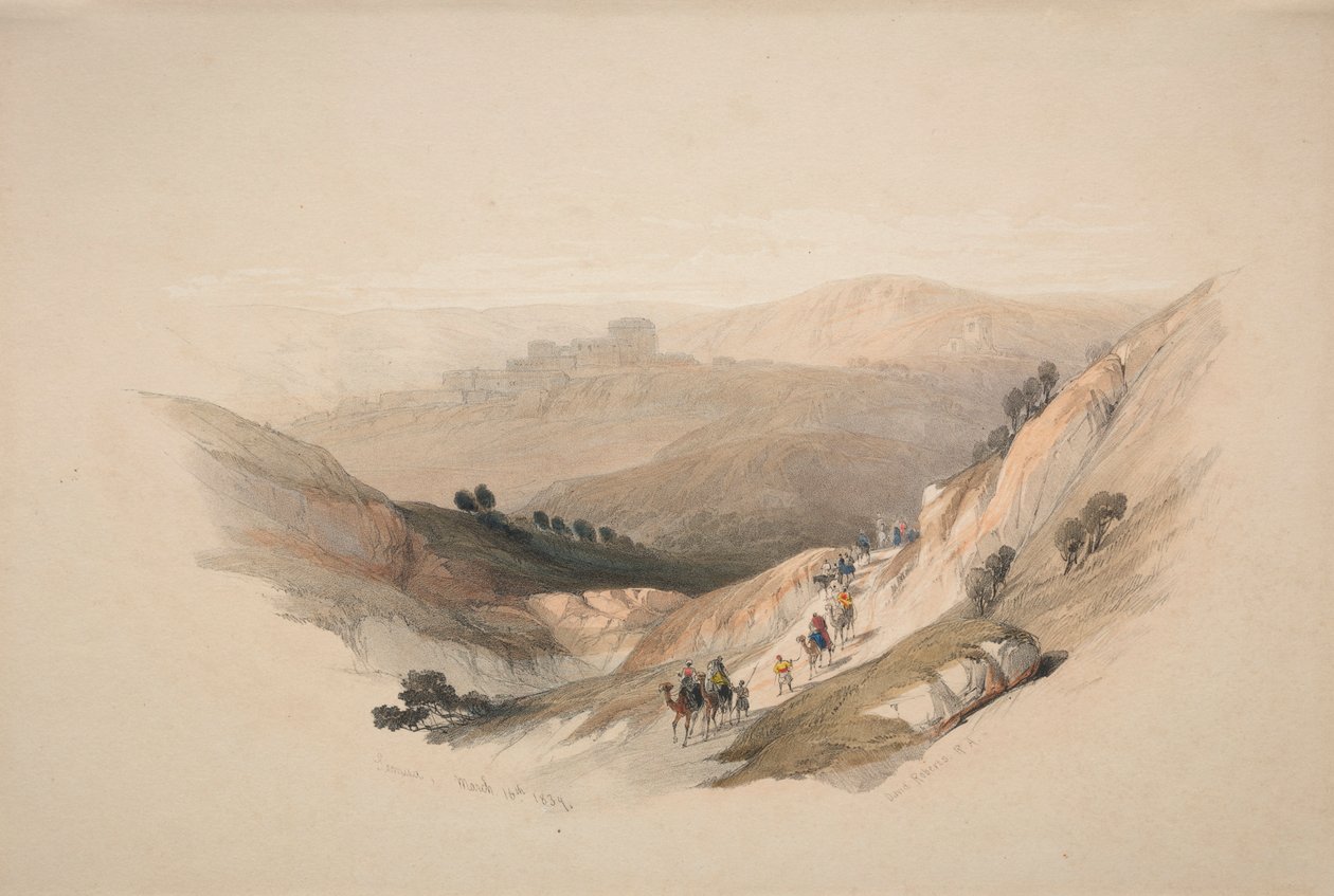 Alle, 1839. av David Roberts