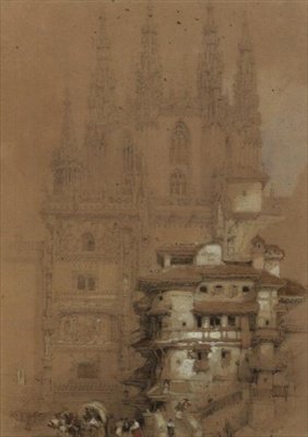 Kapittelhuset, Burgos katedral av David Roberts
