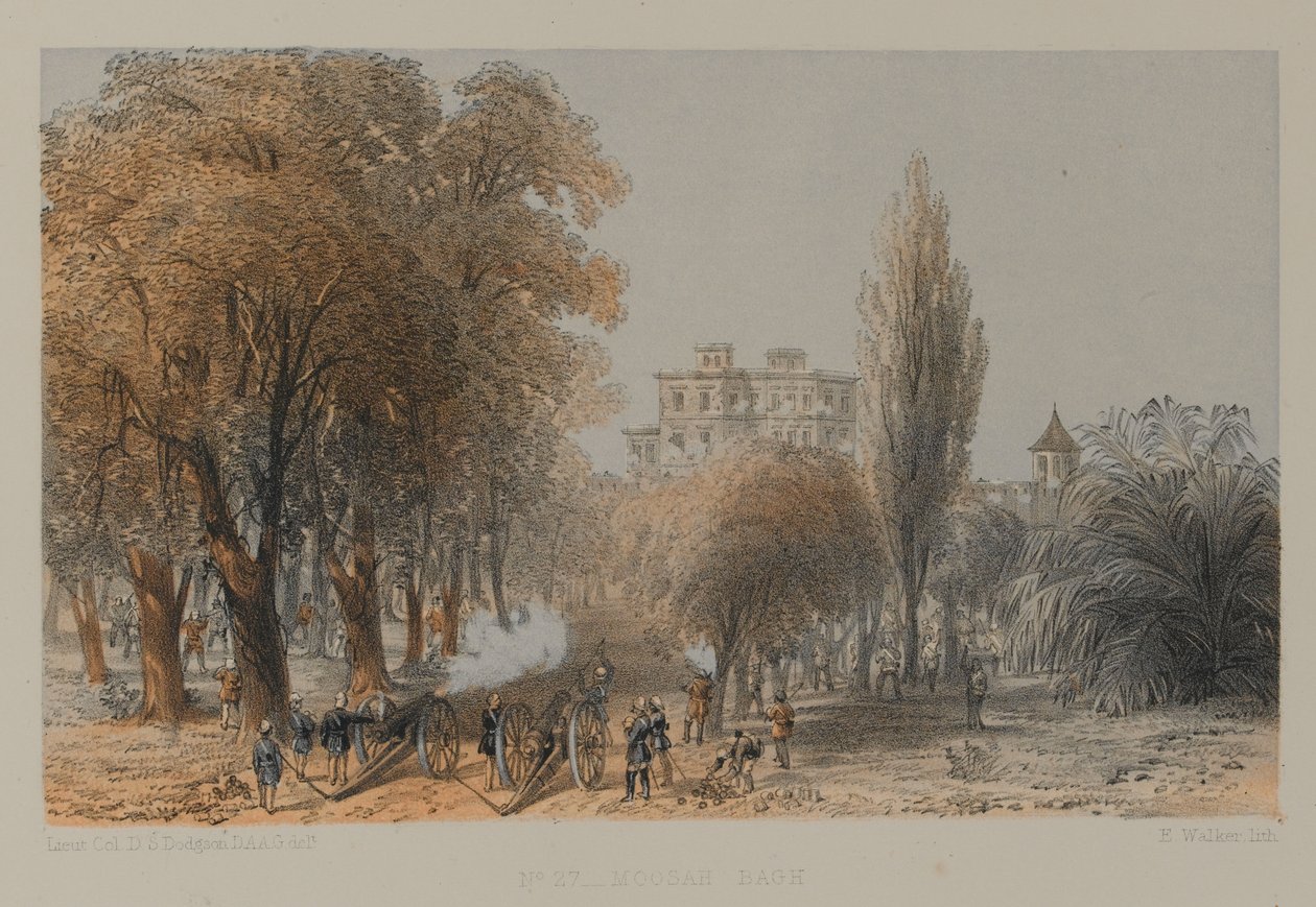 Moosa Bagh av David Scott Lieutenant Colonel (after) Dodgson
