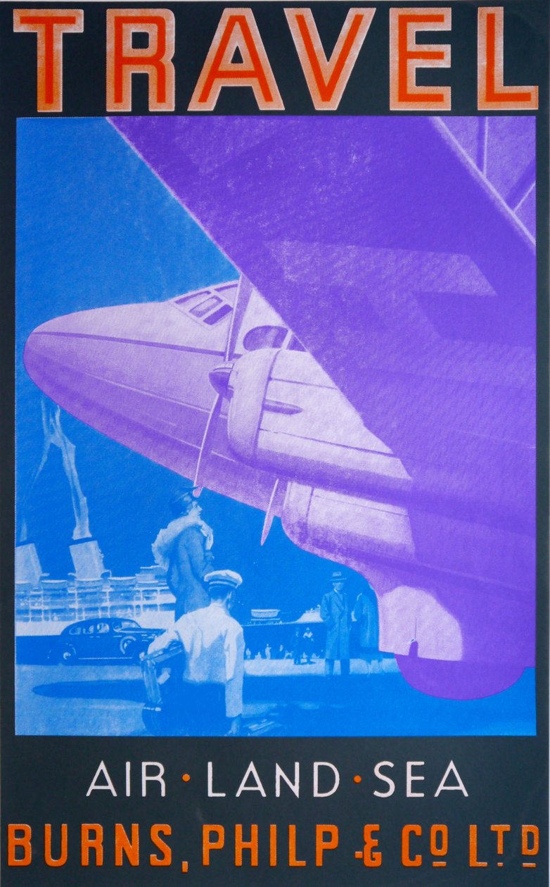 Reise: luft, land sjø (blå) av David Studwell