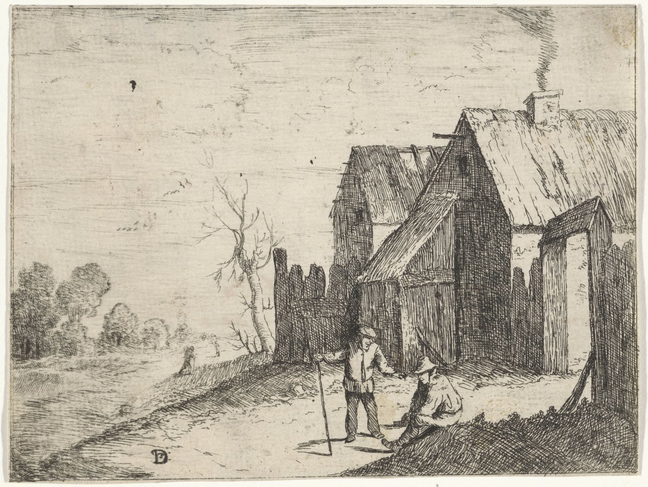 To bønder i samtale av David Teniers (II)