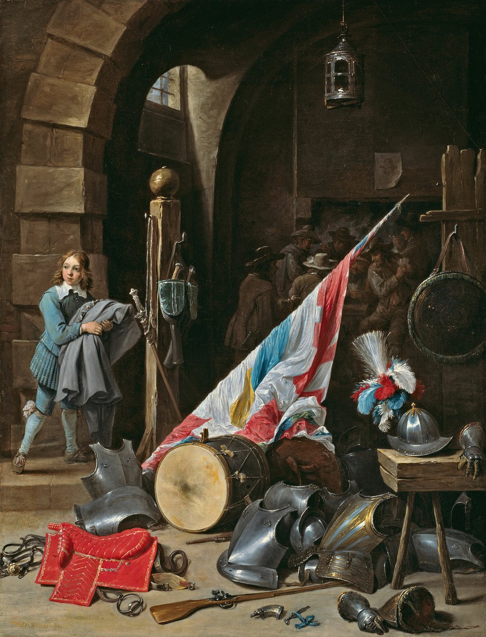 The Guardhouse, 164050. av David Teniers II