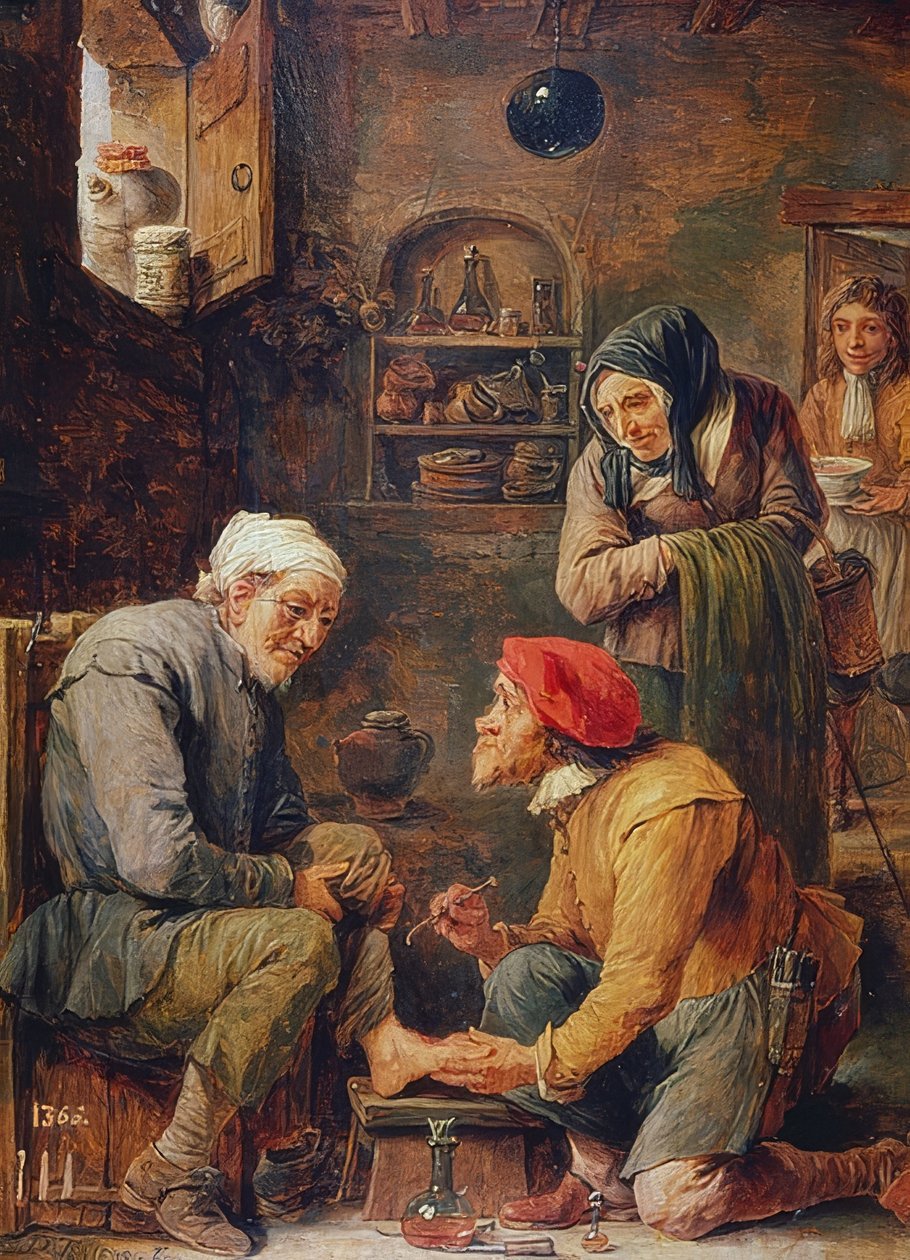 Kirurgi av David Teniers the Elder