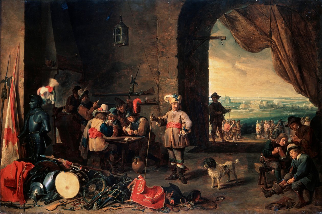 The Guardroom, 1642 av David Teniers the Younger