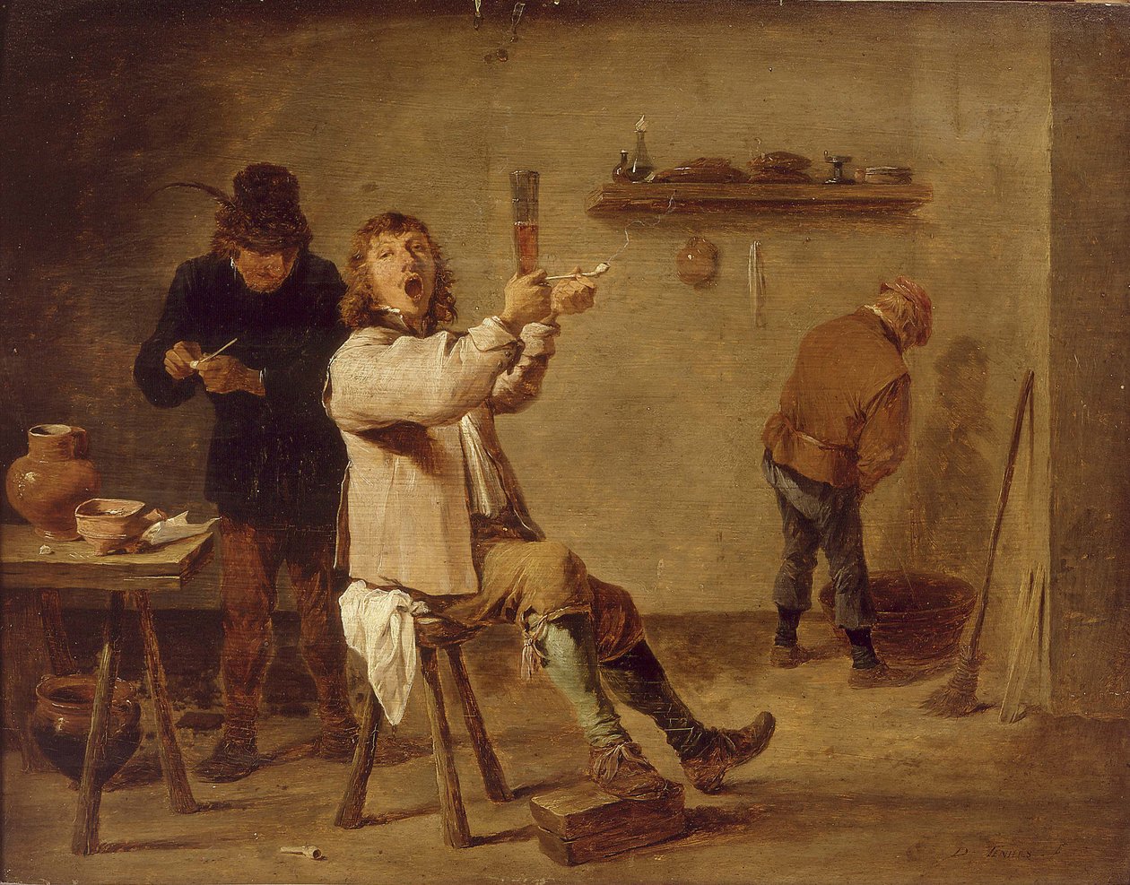 Røykerne av David Teniers the Younger
