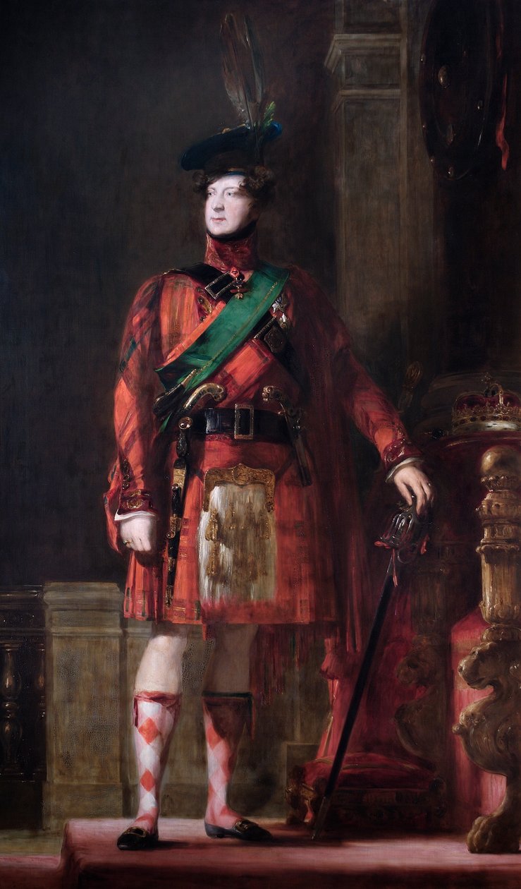 King George IV (olje på lerret) av David Wilkie