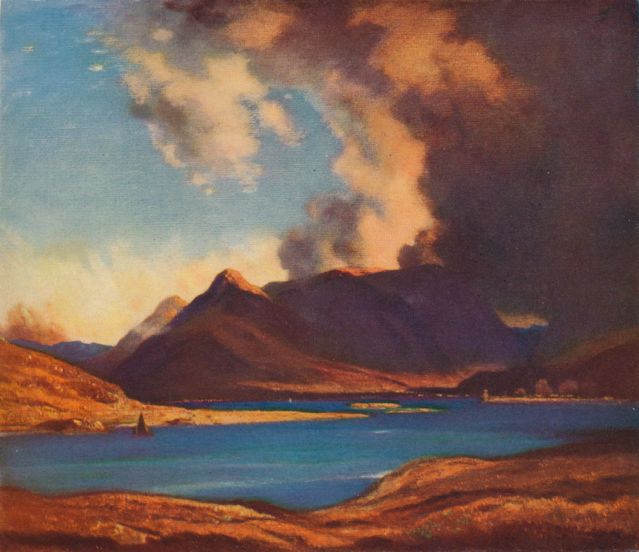 The Shadows of Glencoe, 1925 av David Young Cameron