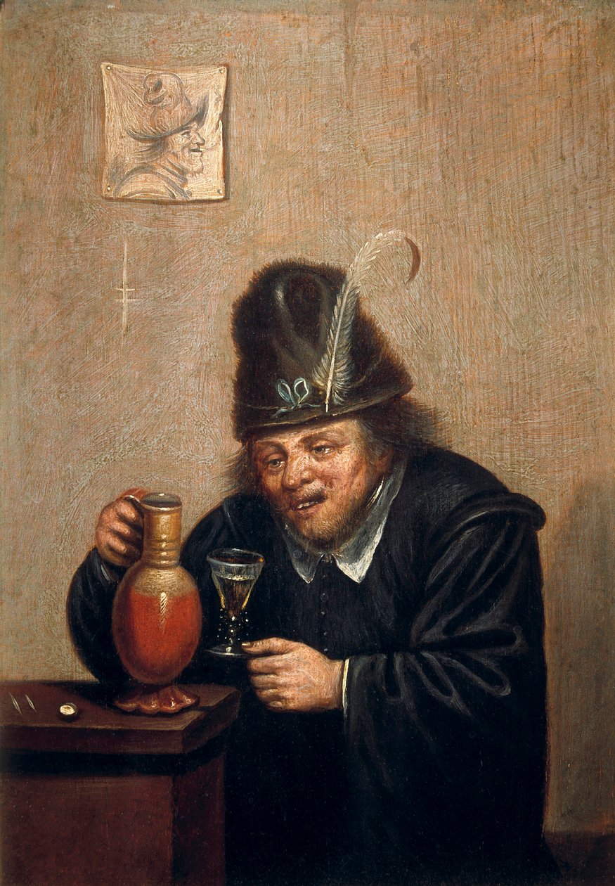 Drikkeren av David Teniers the Younger