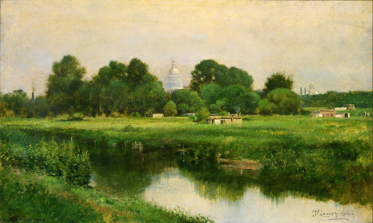 Munnen til James Creek, n.d. av De Lancey Gill