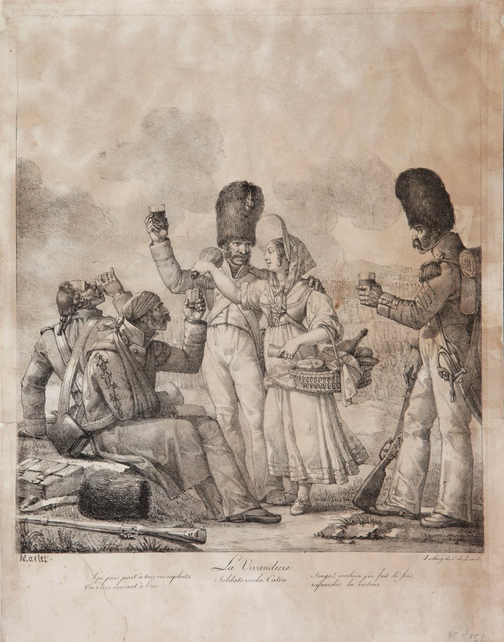 Vivandière av Denis Auguste Marie Raffet