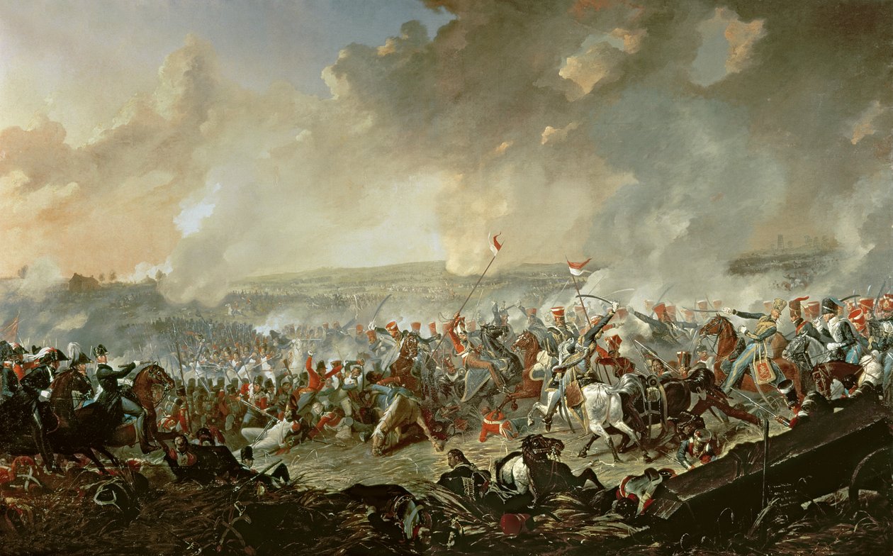 Slaget ved Waterloo, 18. juni 1815 av Denis Dighton