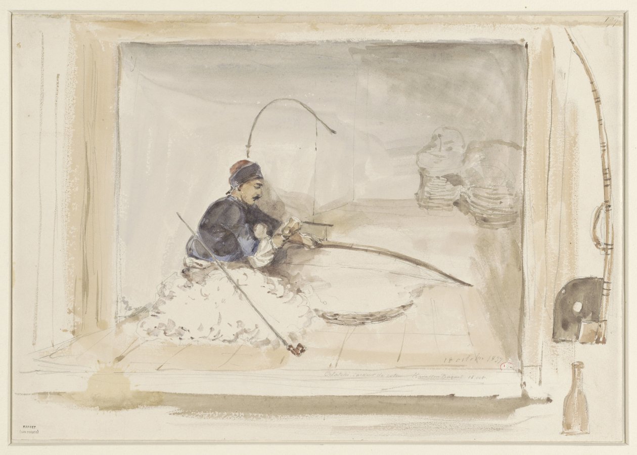 Sittende bomullsarbeider av Denis Auguste Marie Raffet