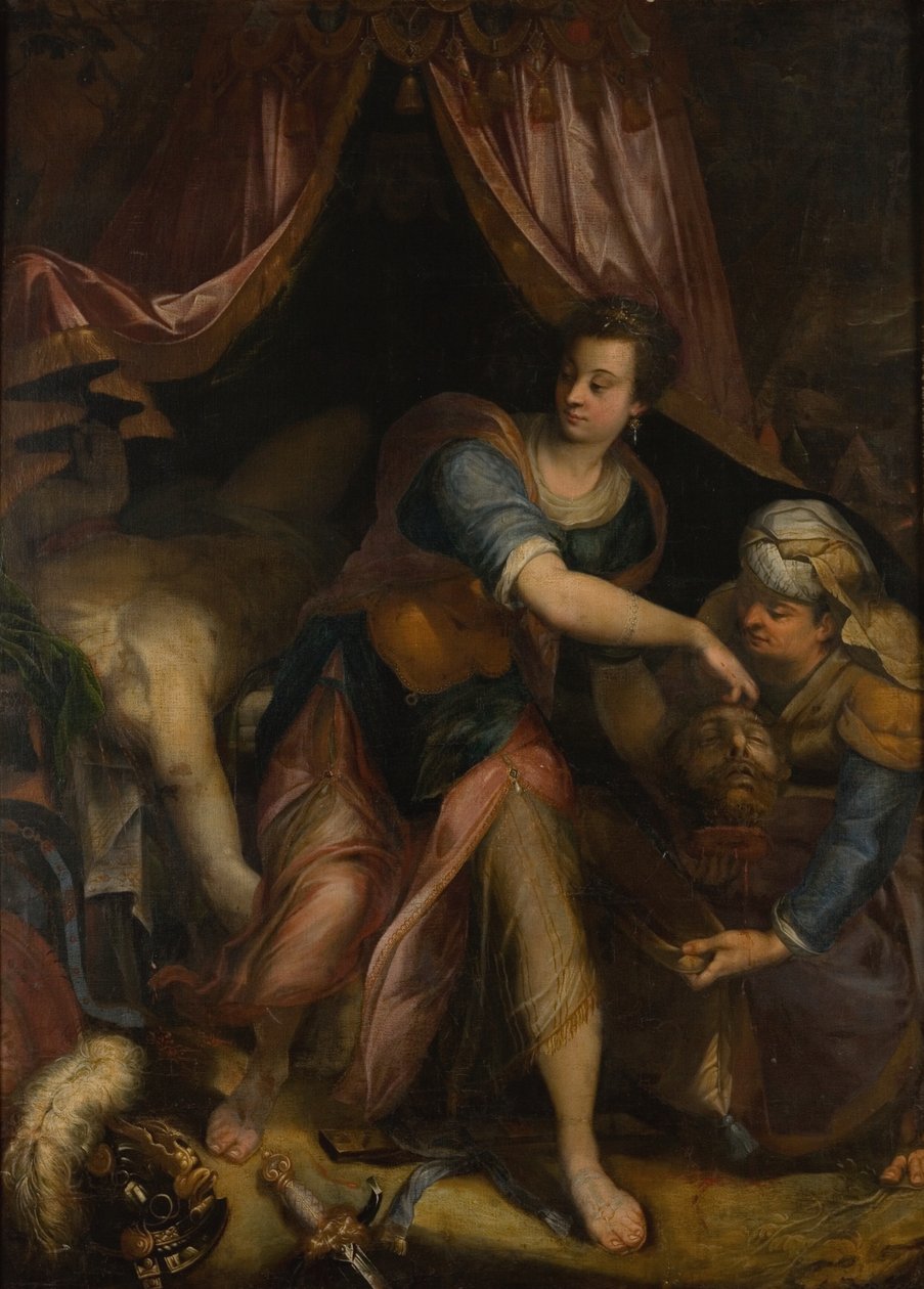 Judith med sjefen for Holofernes av Denys Calvaert