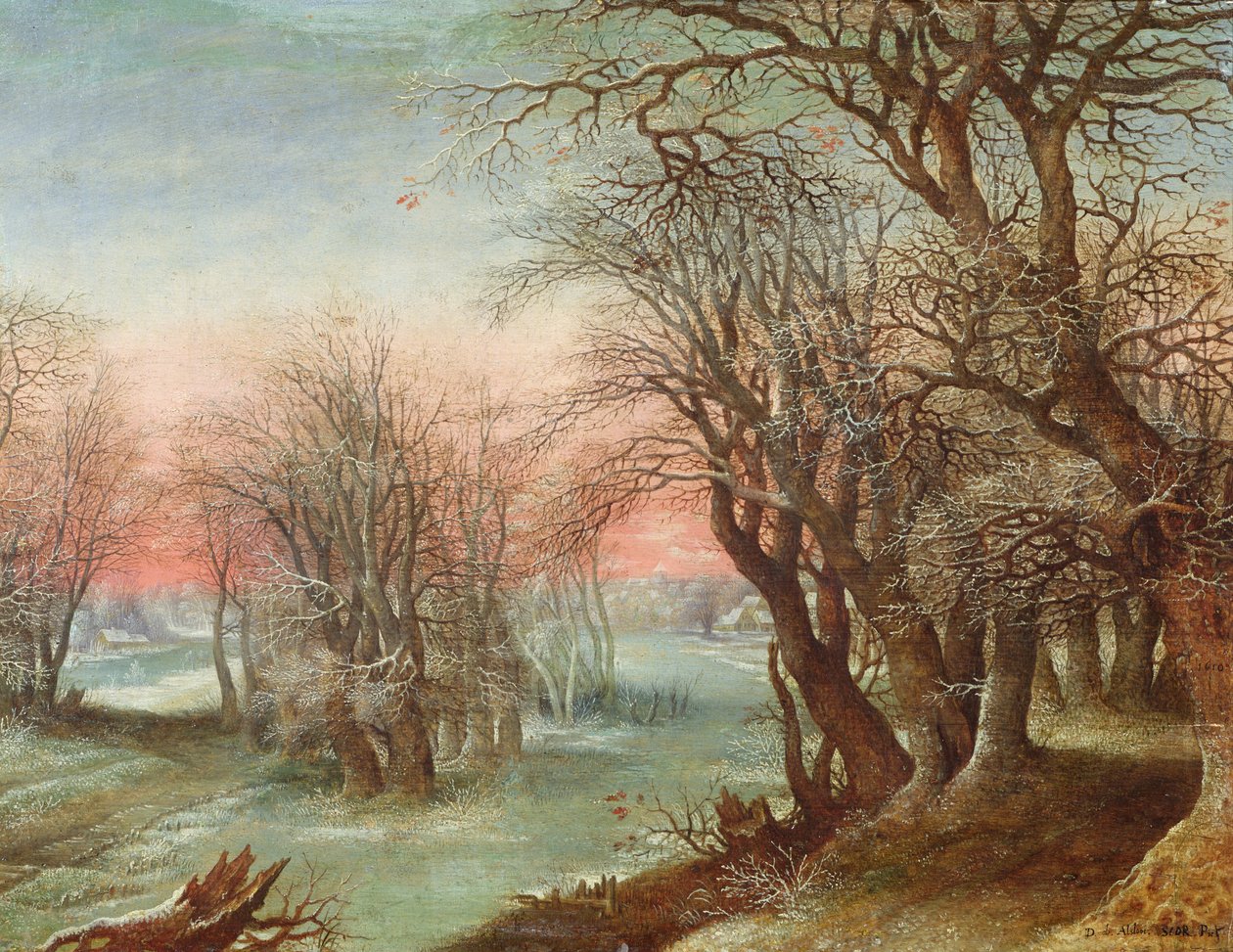 Vinterlandskap, 1610 av Denys van Alsloot