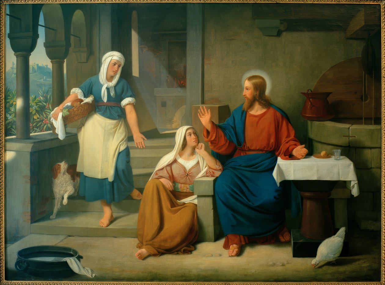D.C.Blunck, Kristus med Martha og Maria av Detlev Konrad Blunck
