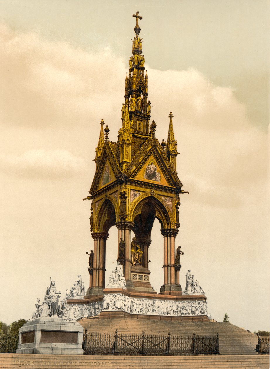 Albert Memorial, London, ca. 1890-1900 av Detroit Publishing Co.