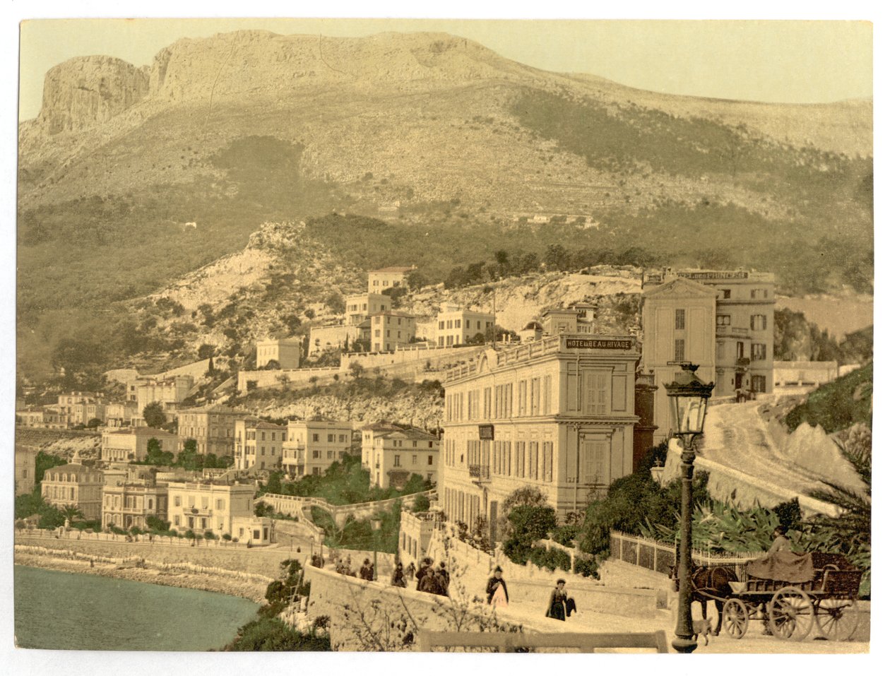 Waterfront, Monte Carlo, Riviera, Monaco av Detroit Publishing Co.