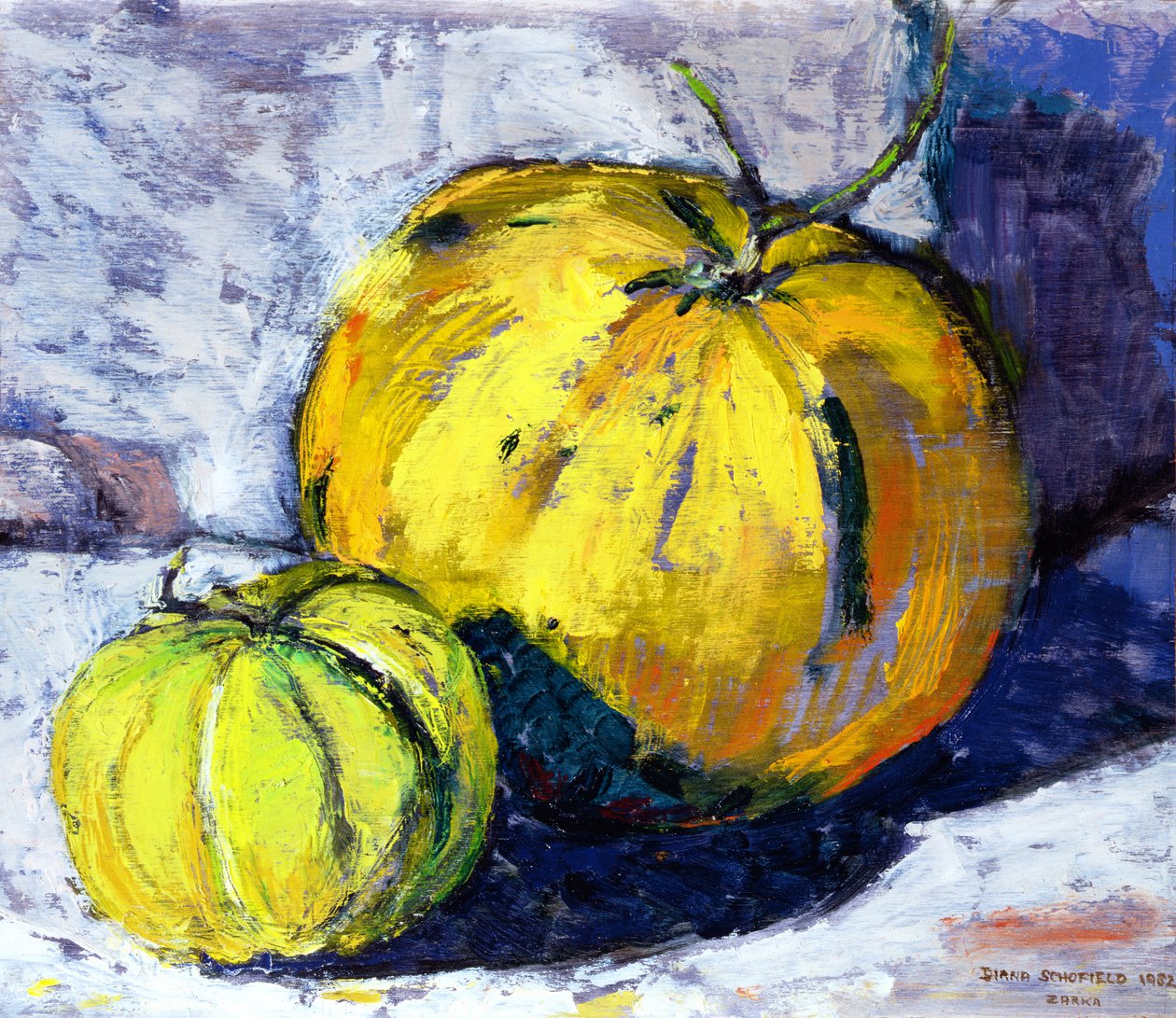 Melons in the Sun, 1982 (brett) av Diana Schofield