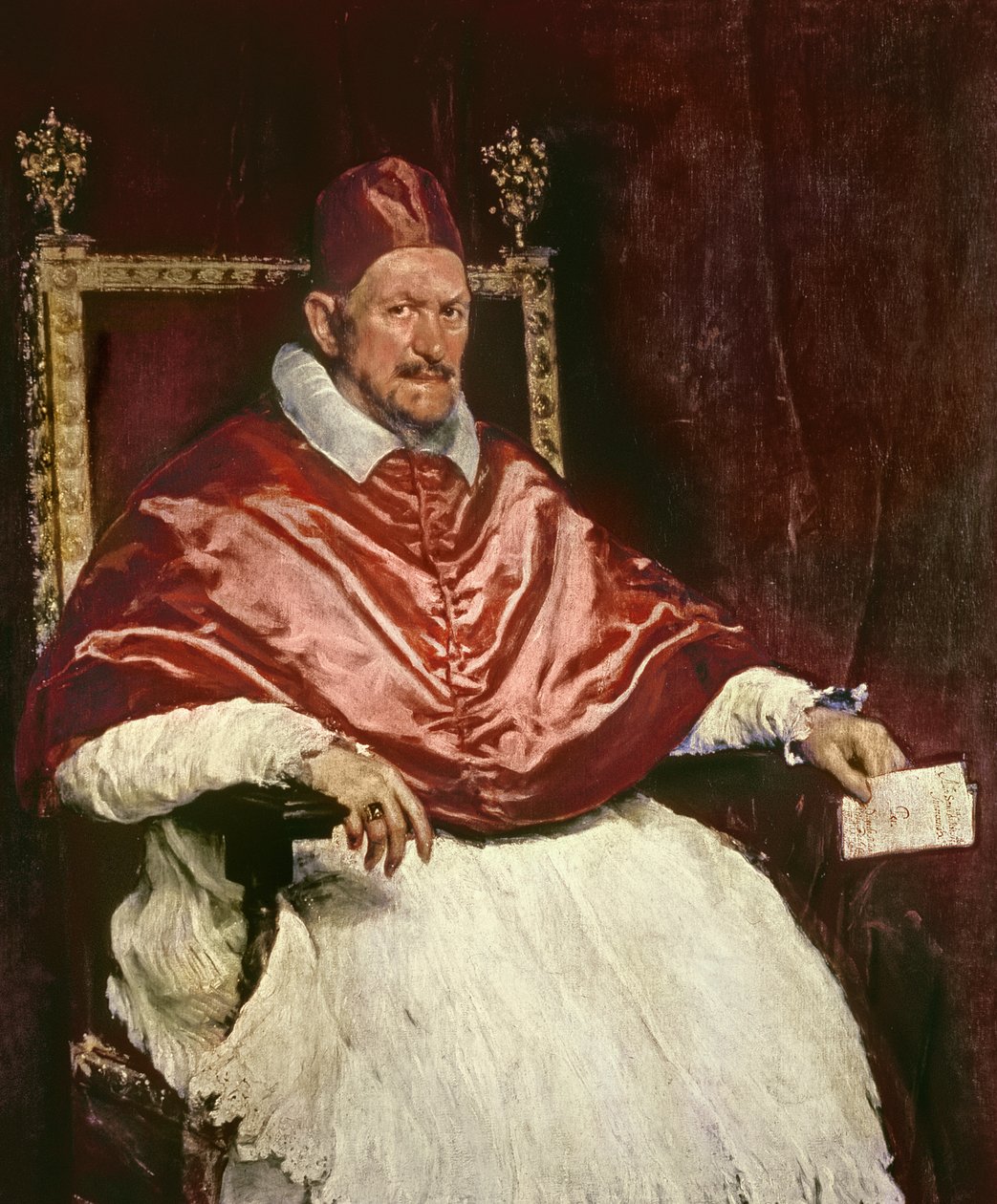 Portrett av pave Innocent X (1574-1655), 1650 av Diego Velázquez