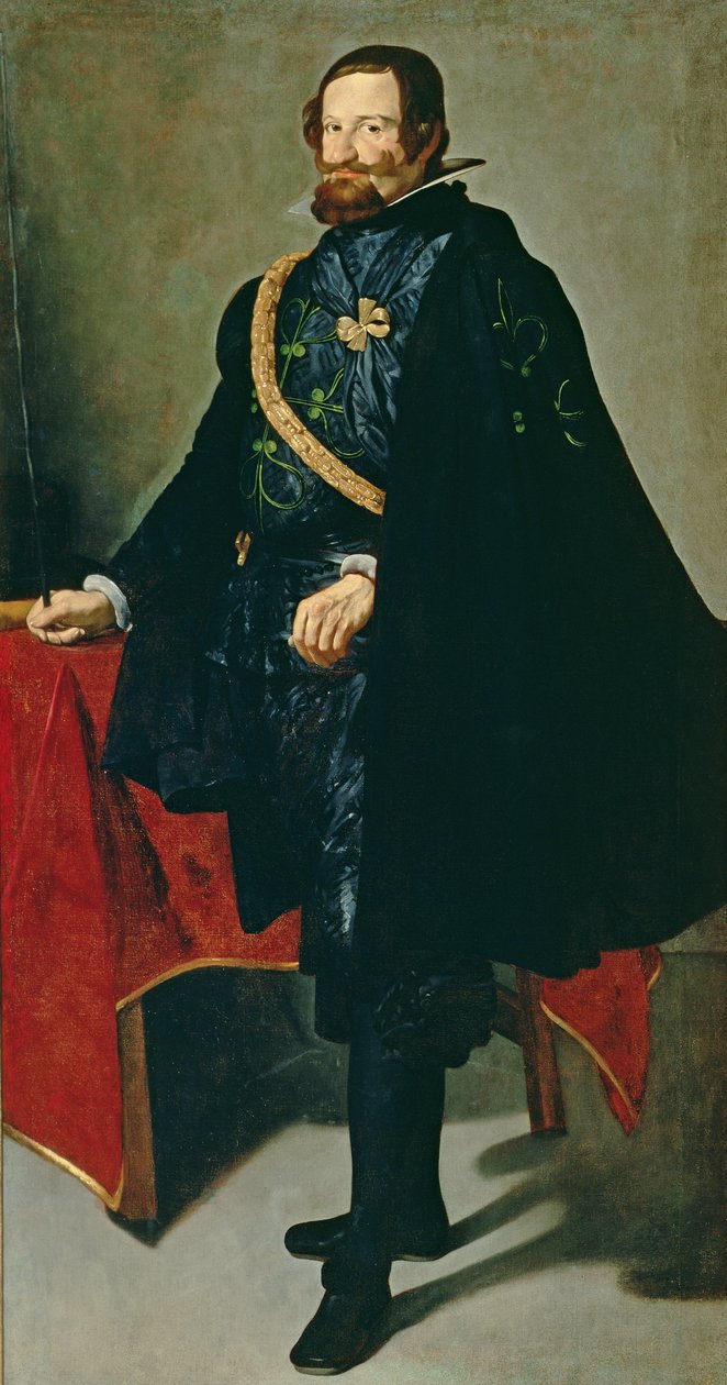 Don Gaspar de Guzman (1587-1645) grev-hertug de Olivares av Diego Velázquez