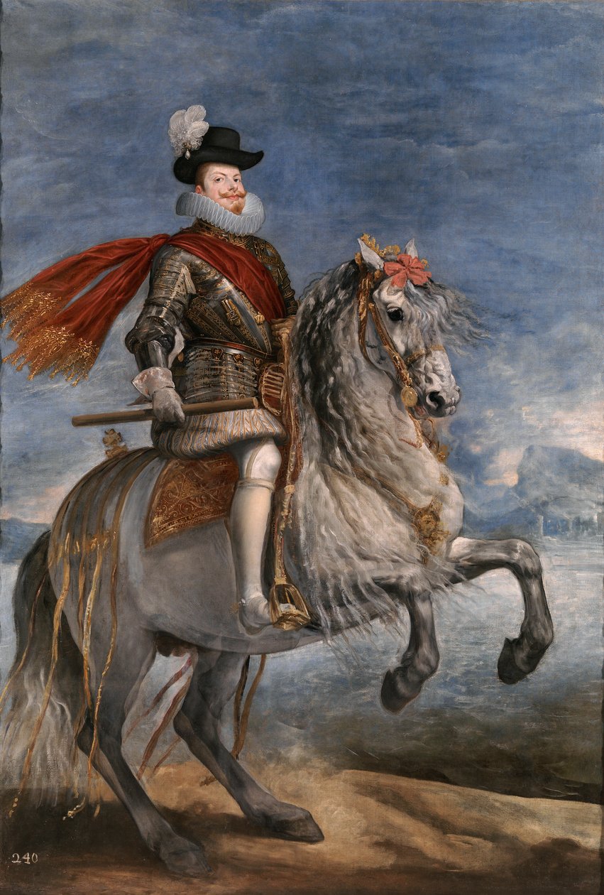 Filip III på hesteryggen av Diego Velázquez