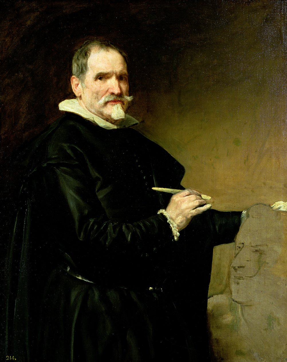 Portrett av billedhuggeren, Juan Martinez Montanes (1568-1649) 1635 av Diego Velázquez
