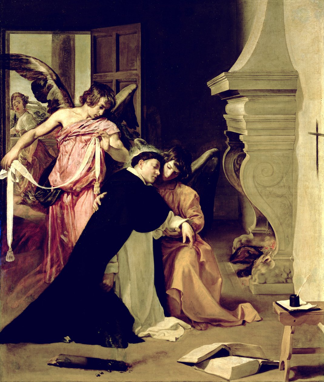 Fristelse av St.Thomas Aquinas av Diego Velázquez