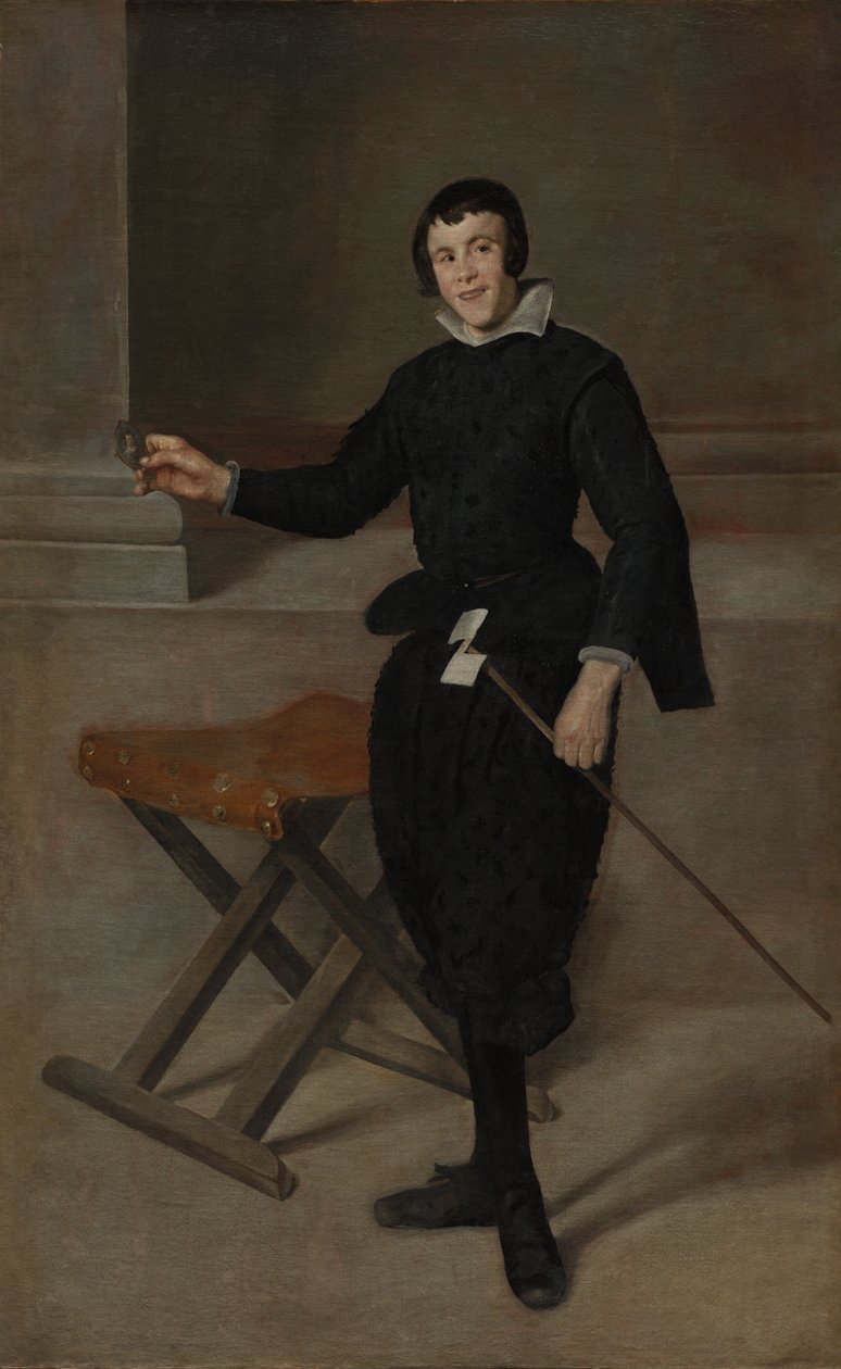 Portrett av Jester Calabazas av Diego Velázquez