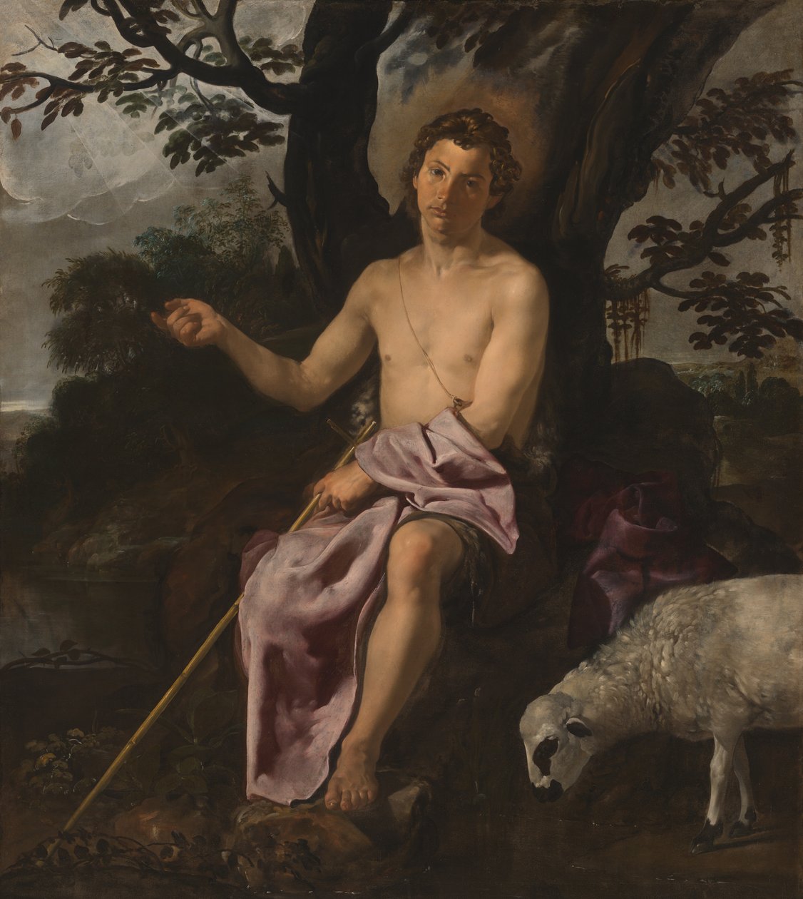 Døperen Johannes i villmarken av Diego Velázquez