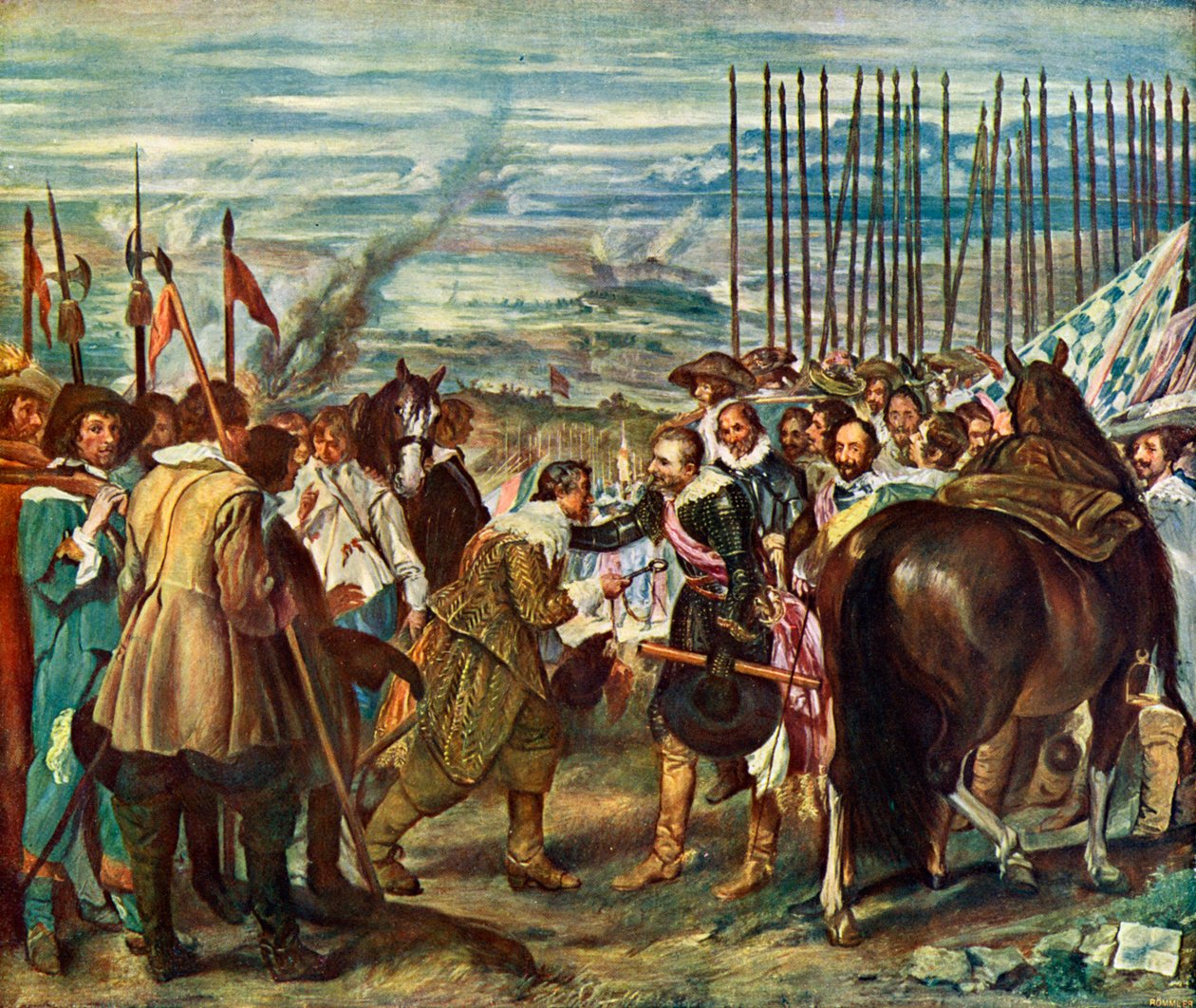 Overgivelse av Breda Spydene, 1634-1635. av Diego Velázquez