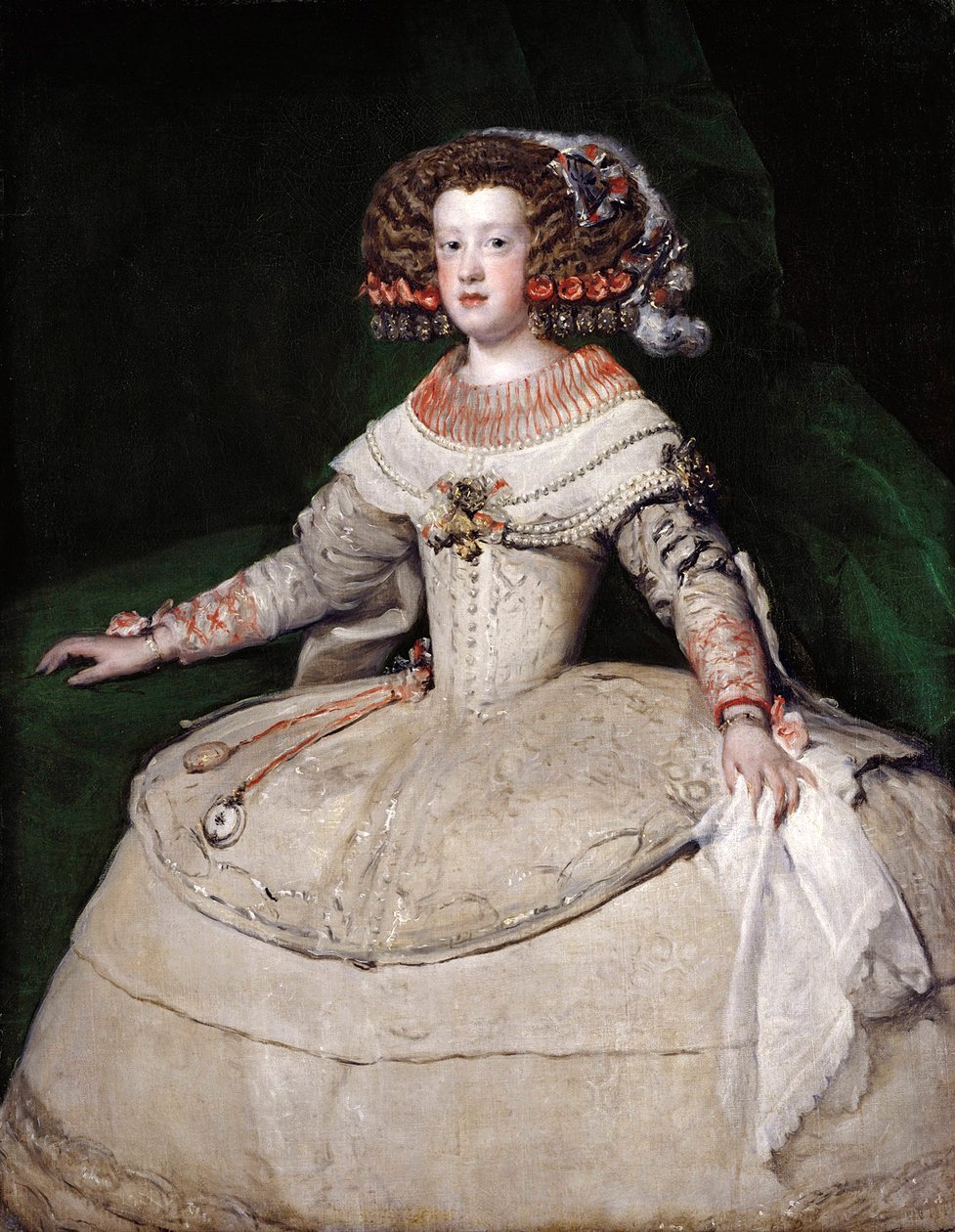 Infanta Maria Theresa av Spania, 1650-tallet av Diego Velázquez