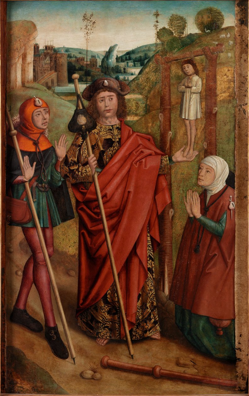The Miracle of the Gallows, ca. 1435-60 (tempera på lerret) av Dieric Bouts
