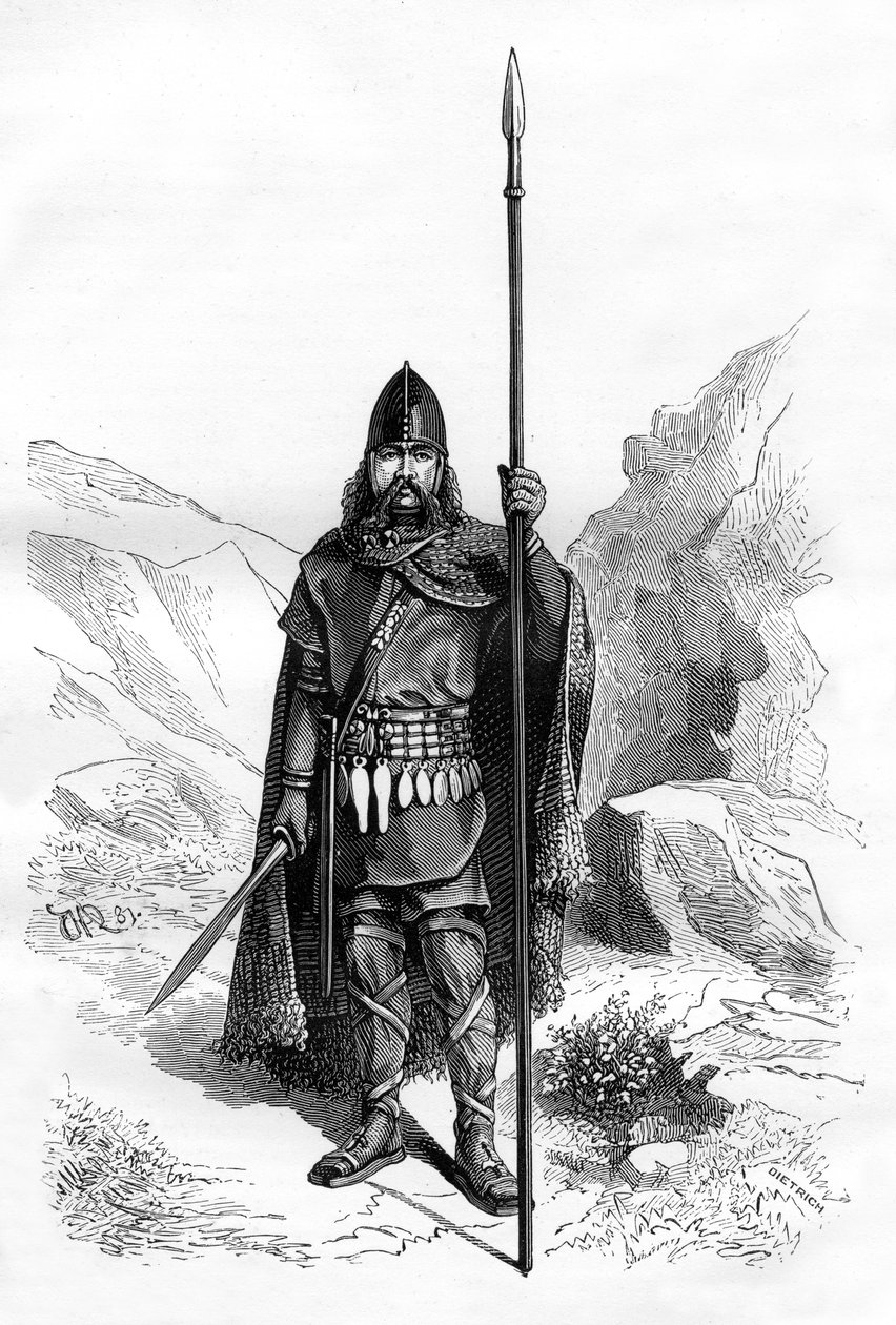 Frankisk høvding, c5. århundre 1882-1884. av Dietrich