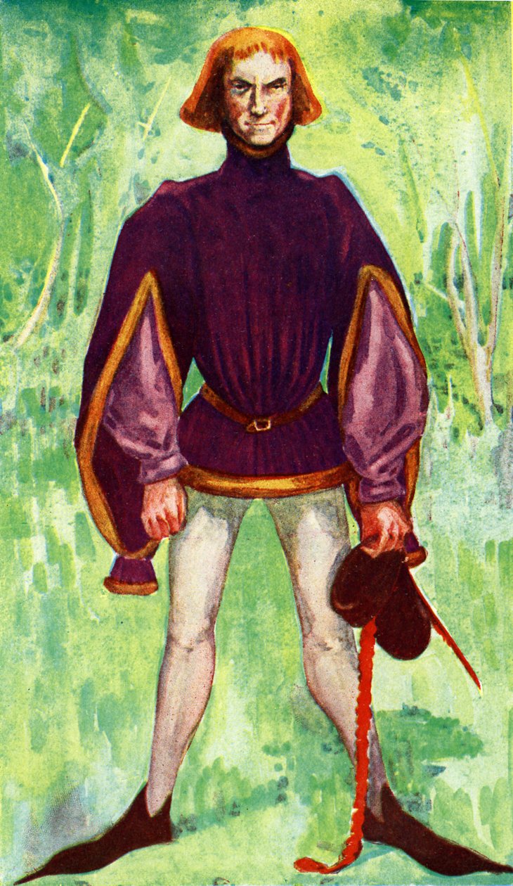 Mannens kostyme under Edward IV (1461-1483) av Dion Clayton Calthrop