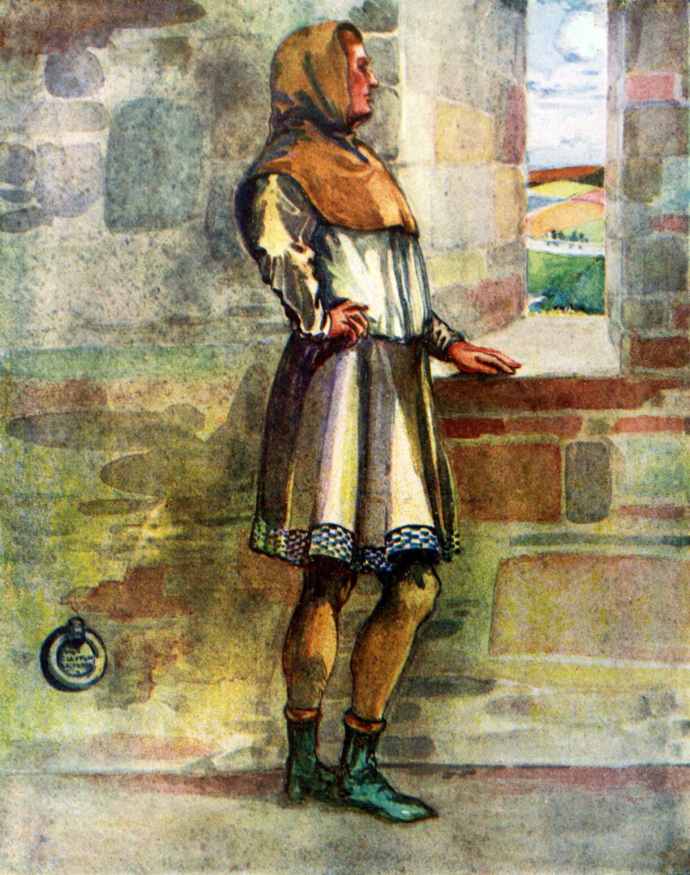Mannens kostyme under Richard I (1189 - 1199) av Dion Clayton Calthrop