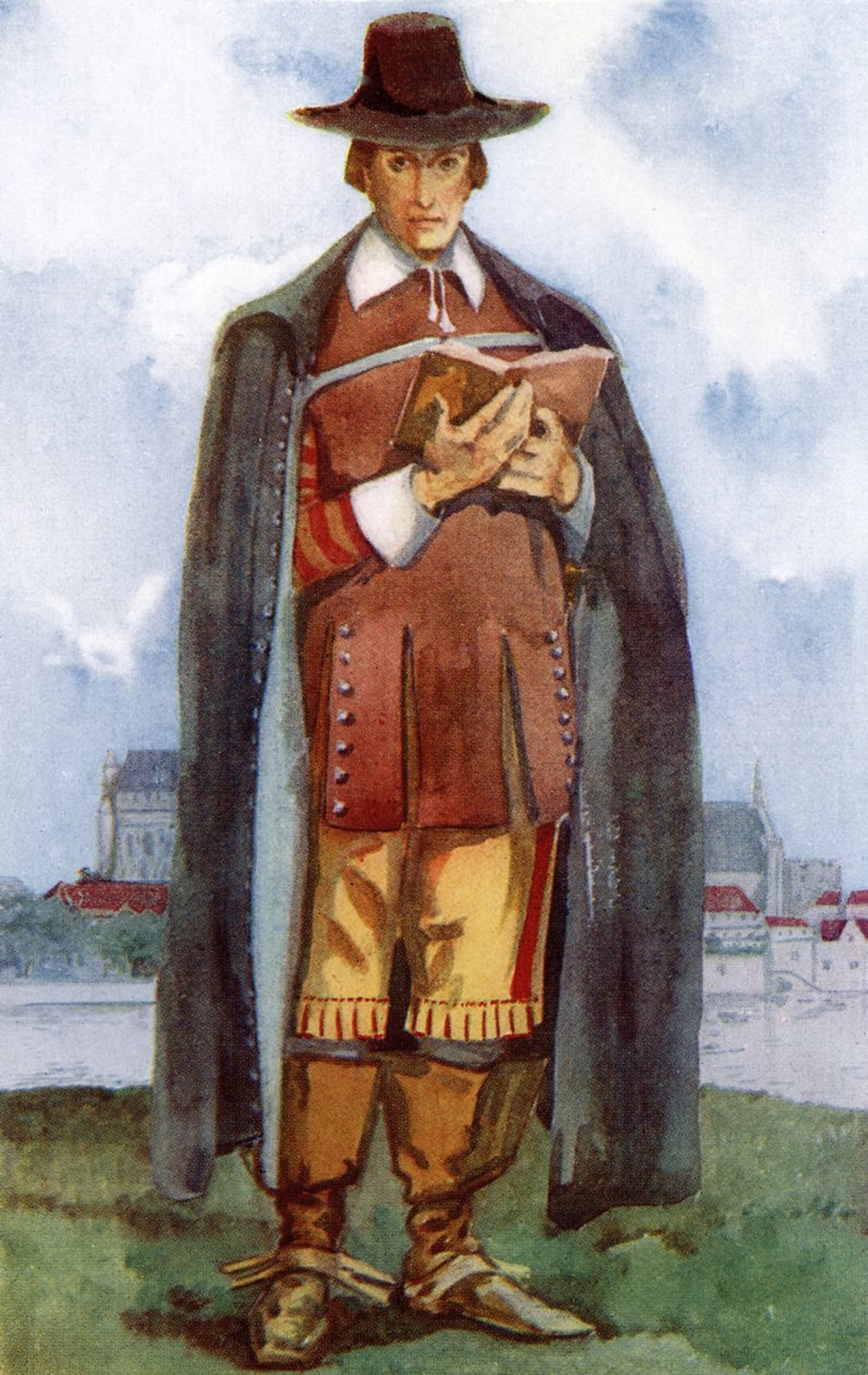 Mannens kostyme under Cromwells regjeringstid (1649-1660) av Dion Clayton Calthrop