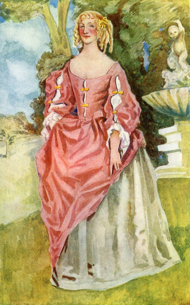 Kvinnekostyme under Charles IIs regjeringstid (1660-1685) av Dion Clayton Calthrop