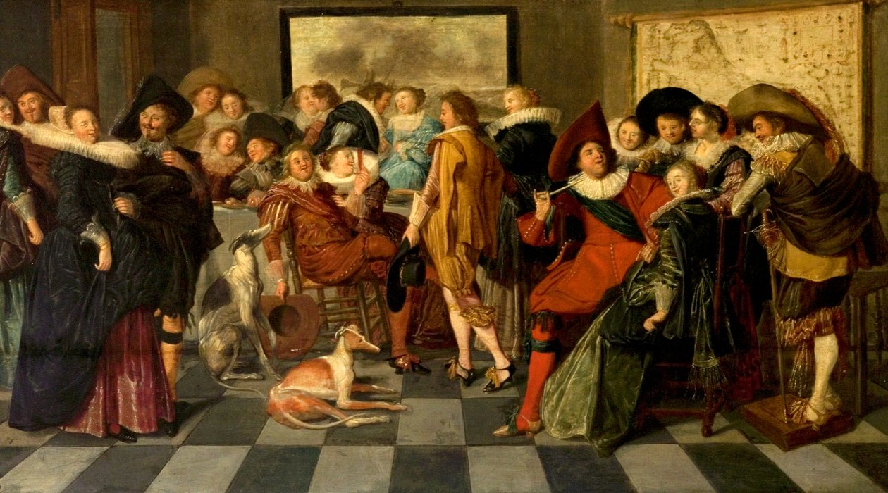 Et nederlandsk parti, ca. 1620 av Dirck Hals