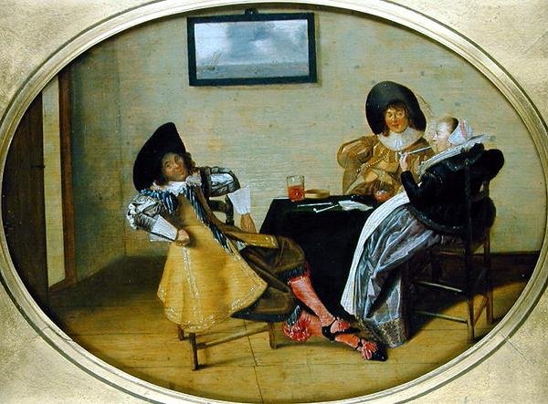 Sosial sammenkomst av Dirck Hals
