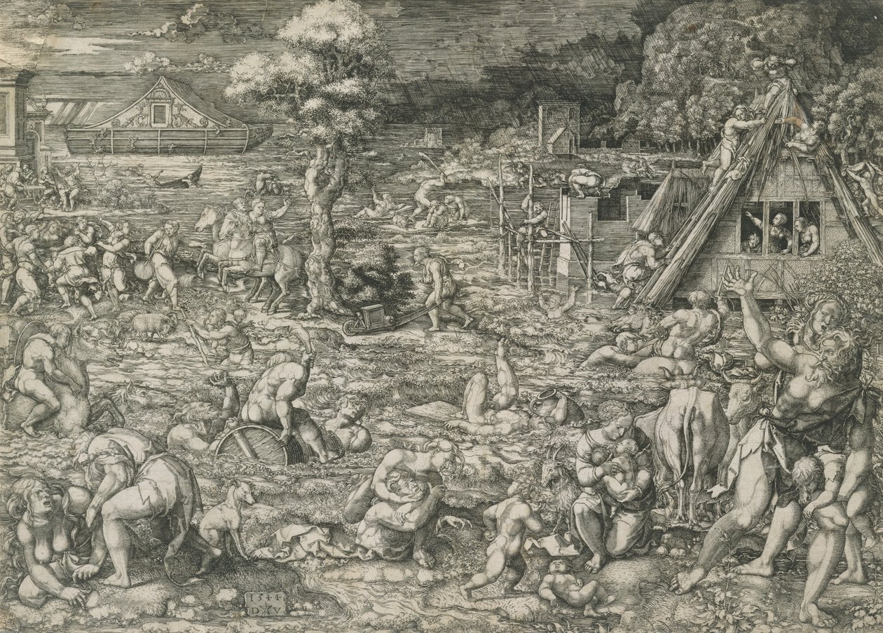 Syndfloden, 1544. av Dirck Vellert